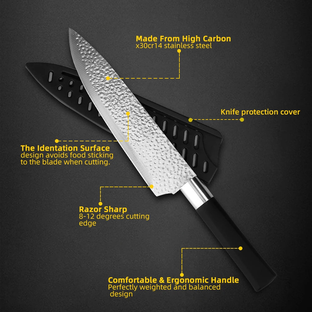 PrecisionCraft 6-Piece Chef Knife Set