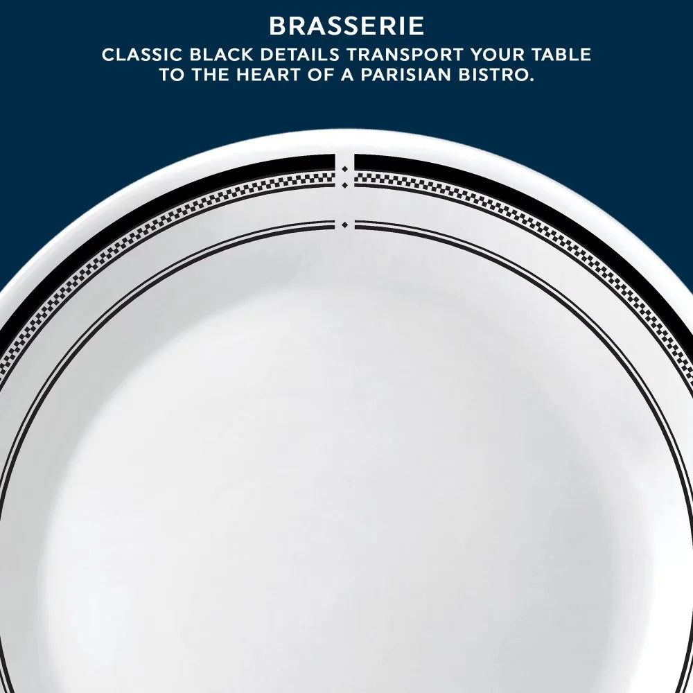 Experience the Timeless Elegance of Corelle Brasserie 12-pc Dinnerware Set