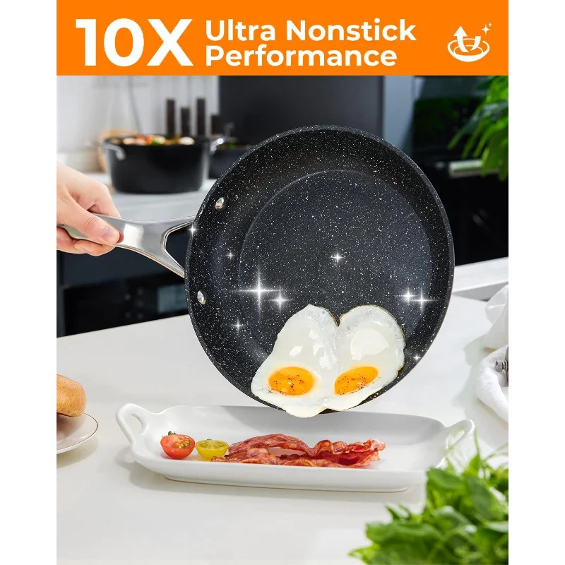 Premium Induction-Ready Nonstick Cookware Set