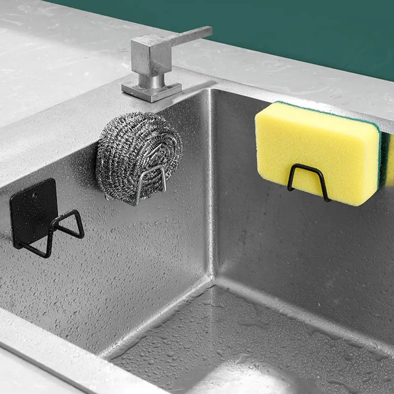 Upgrade Your Kitchen Organization with Hexkowein Stainless Steel Sink Sponges Holder!