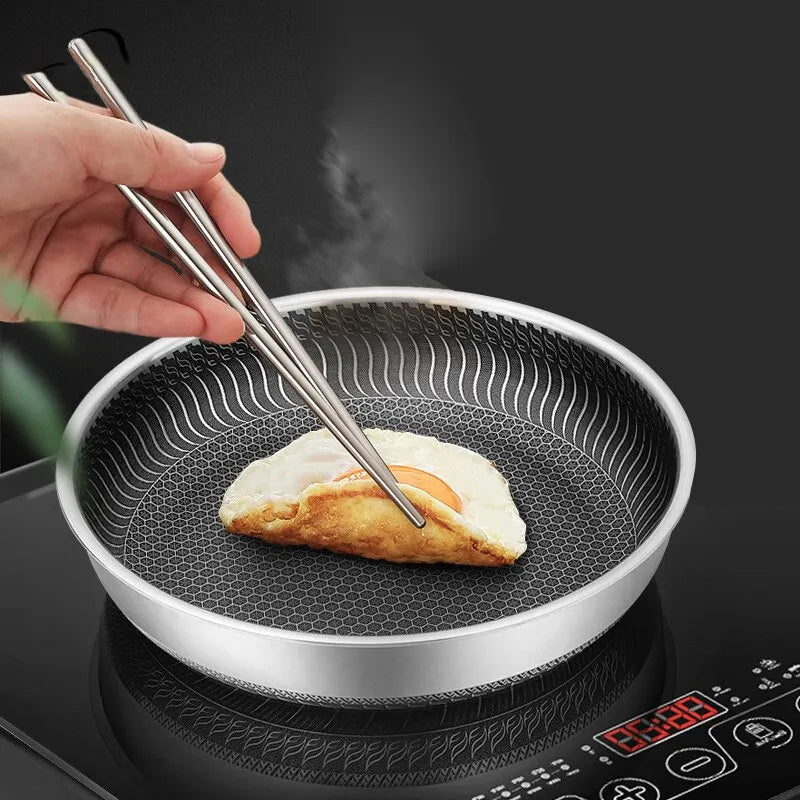 28cm Tri-Ply Stainless Steel Frying Pan