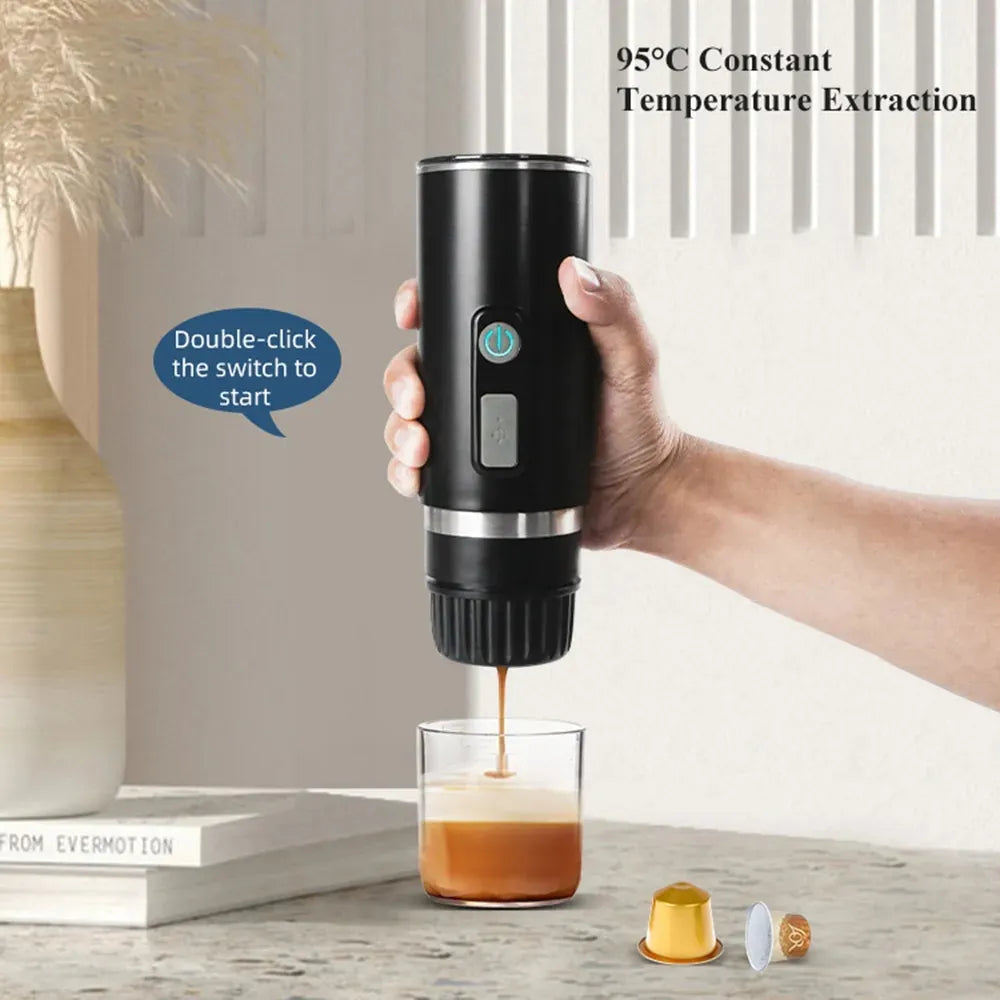 Melario Portable Full-Automatic Espresso Coffee Machine: Your Espresso, Your Way!