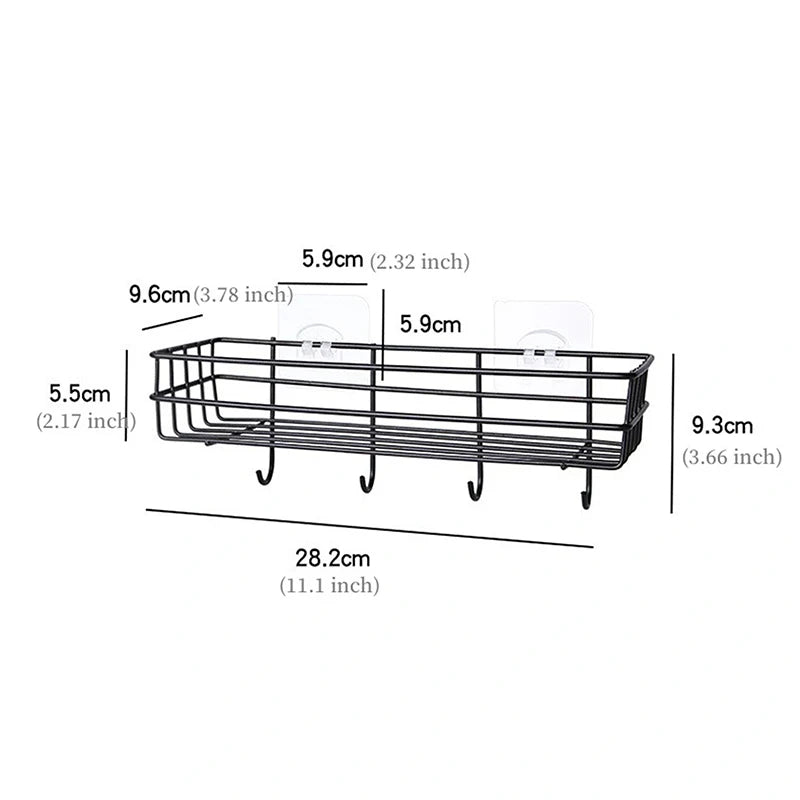 Elevate Your Bathroom and Kitchen Organization with AquaGleam™ Shower Shelf!