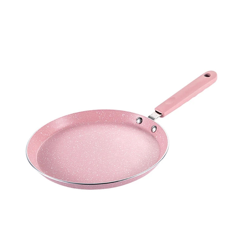 Pink Non-Stick Flat Bottom Pan