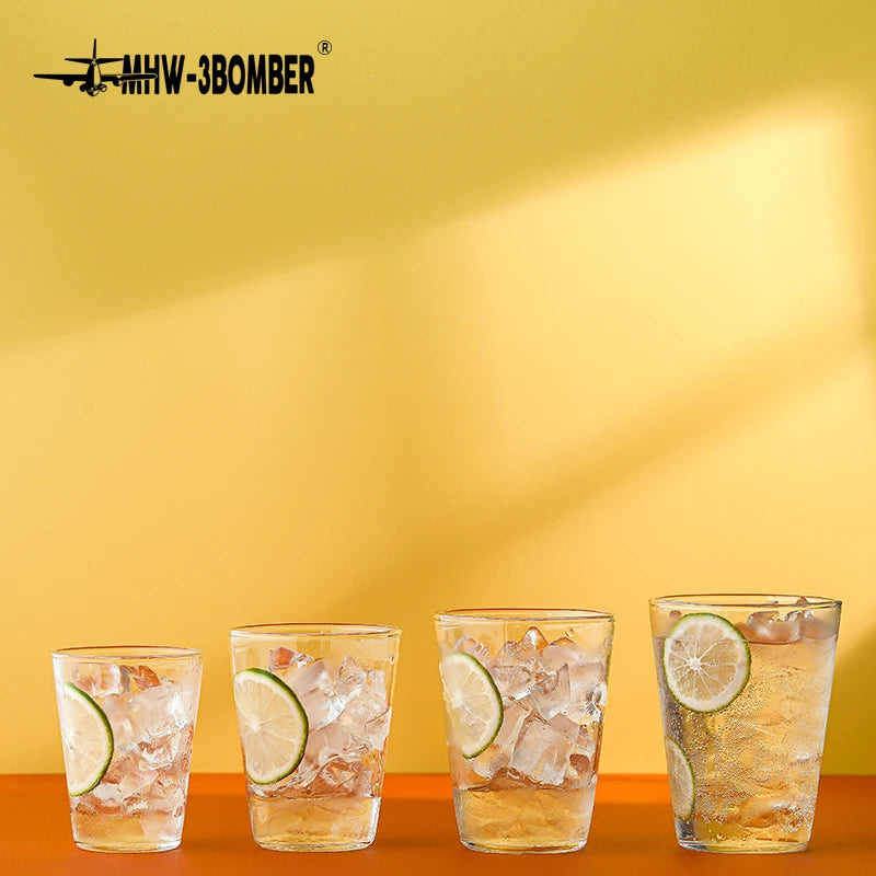 MHW-3BOMBER Unbreakable Glass Tumblers - Set of 4