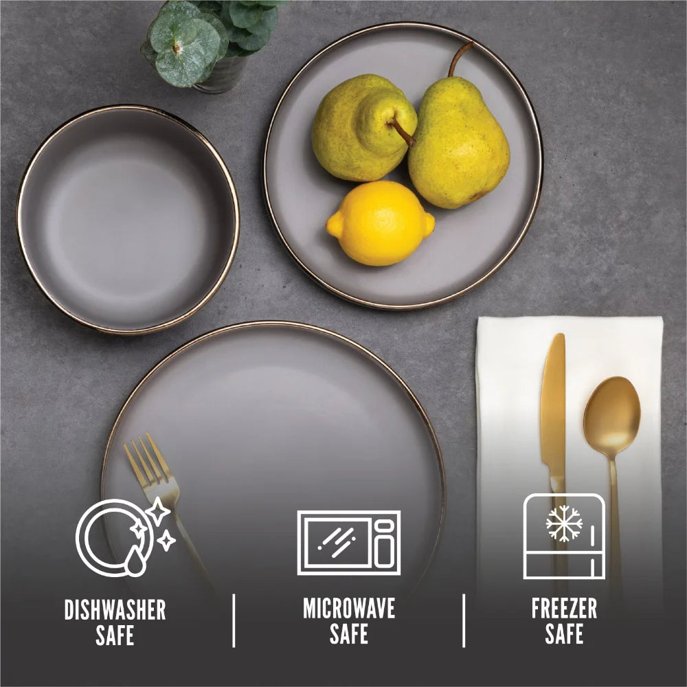 Elevate Your Dining Experience with Thyme & Table Dinnerware Ava Stoneware Set