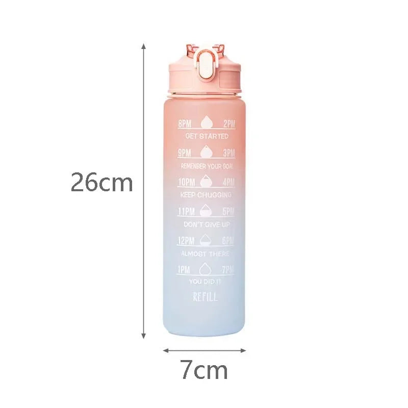 Motivational Sports Water Bottle - 800ML