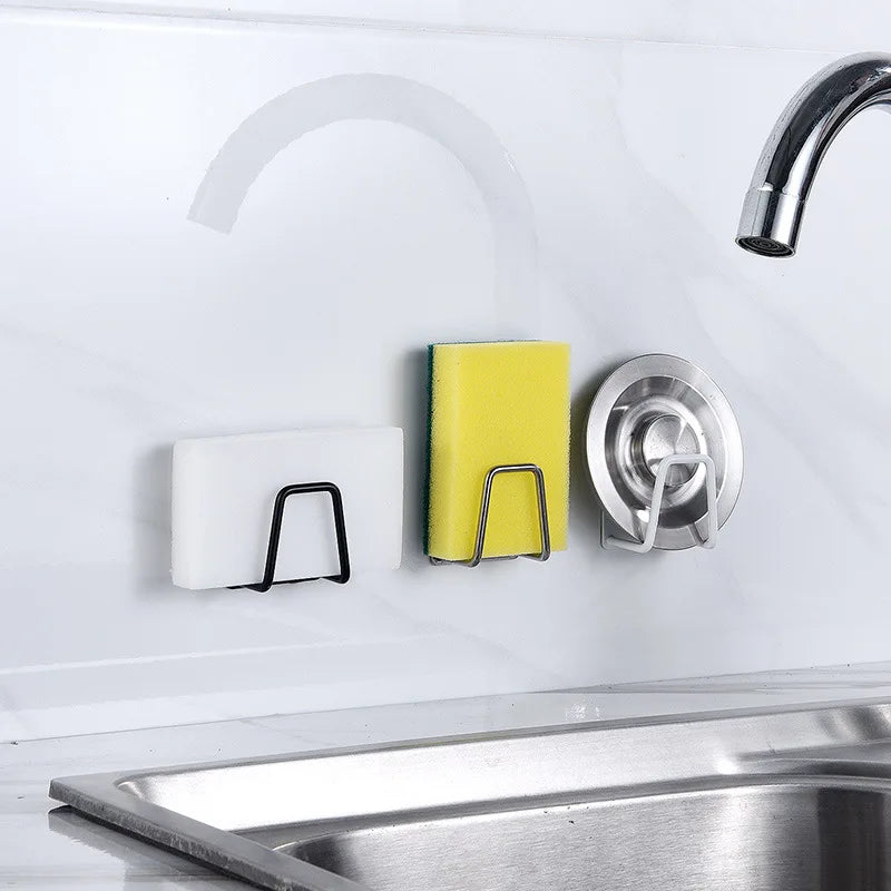 Upgrade Your Kitchen Organization with Hexkowein Stainless Steel Sink Sponges Holder!