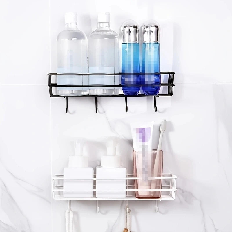 Elevate Your Bathroom and Kitchen Organization with AquaGleam™ Shower Shelf!