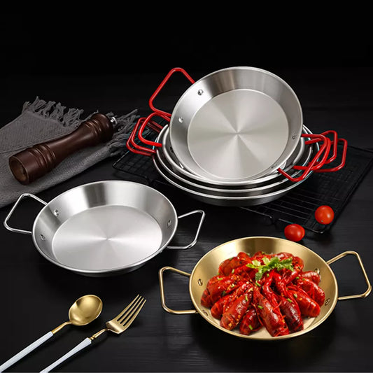 28cm Spanish Paella Pan with Ergonomic Handle