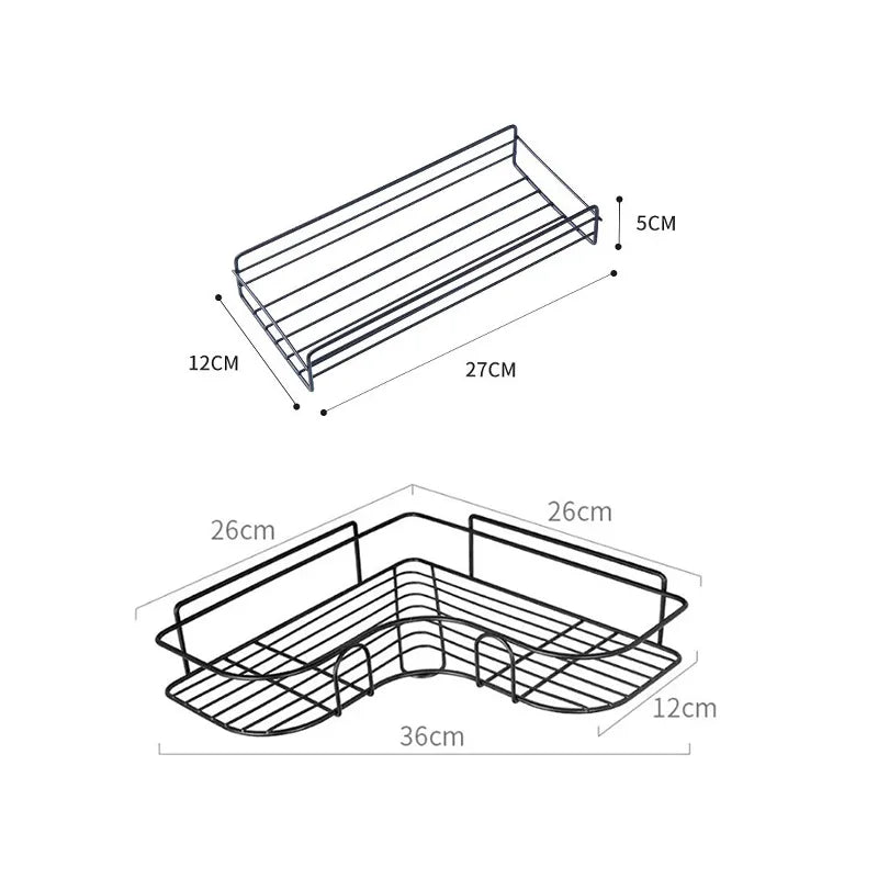 Introducing the RadiantGlam™ Spa Haven: Elegant Corner Shelf