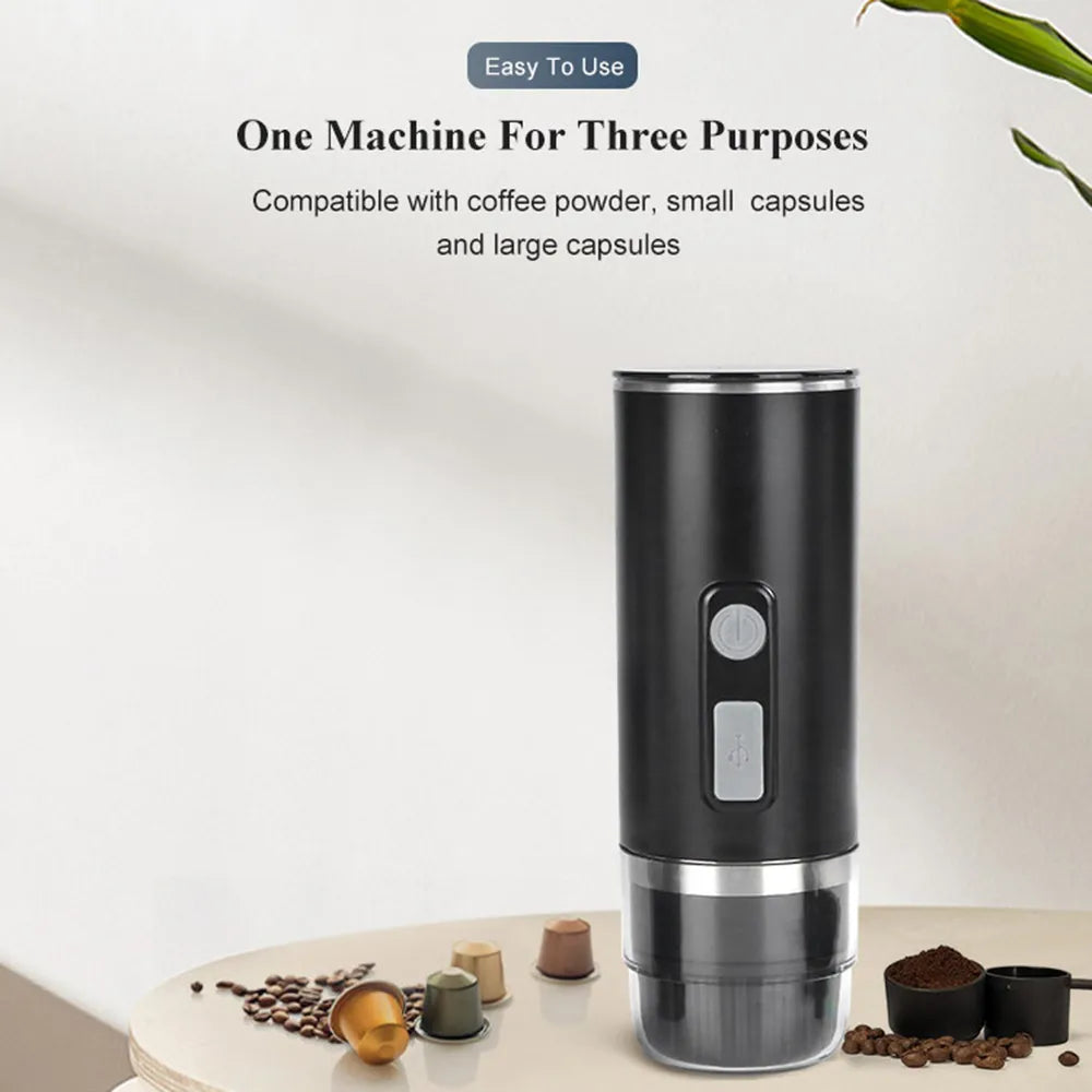 Melario Portable Full-Automatic Espresso Coffee Machine: Your Espresso, Your Way!