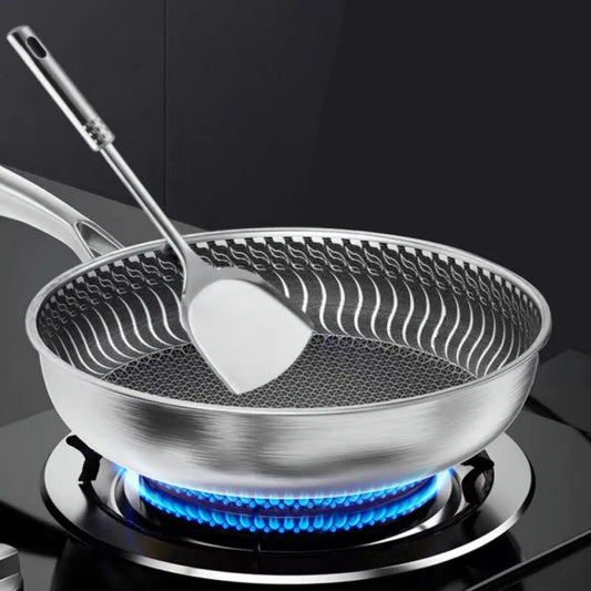 28cm Tri-Ply Stainless Steel Frying Pan