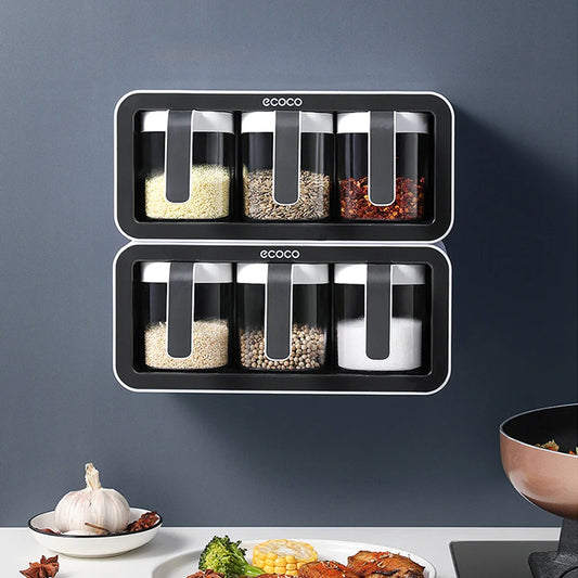 SpiceMaster™ Wall-Mounted Seasoning Organizer