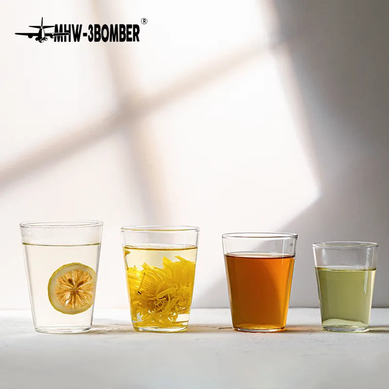 MHW-3BOMBER Unbreakable Glass Tumblers - Set of 4