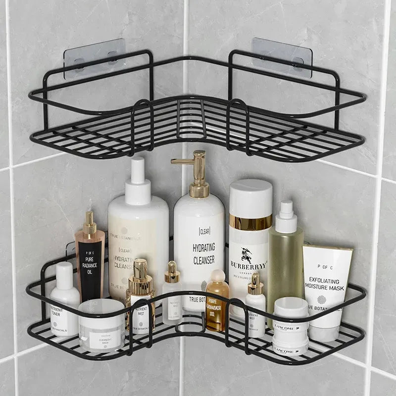 Introducing the RadiantGlam™ Spa Haven: Elegant Corner Shelf