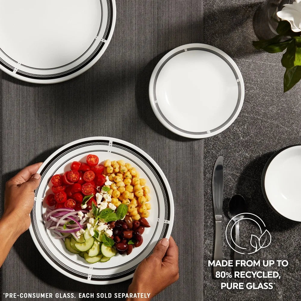 Experience the Timeless Elegance of Corelle Brasserie 12-pc Dinnerware Set